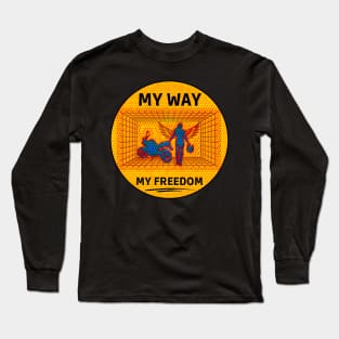 motorcycle my way my freedom Long Sleeve T-Shirt